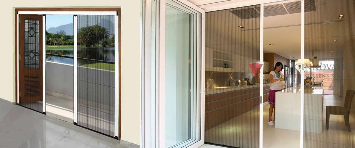 Barrier Free Mesh door