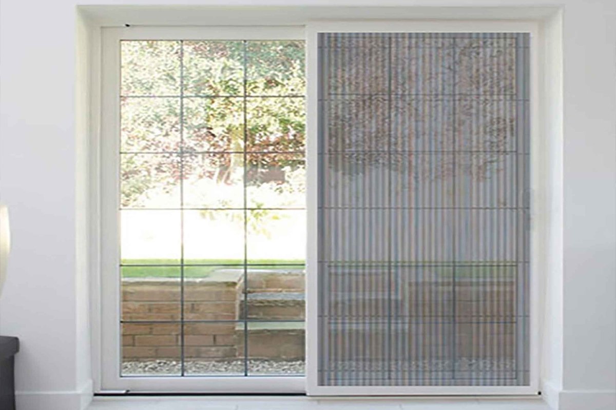 Pleated Mesh Door Windows